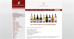 Desktop Screenshot of bestpricewines.nl